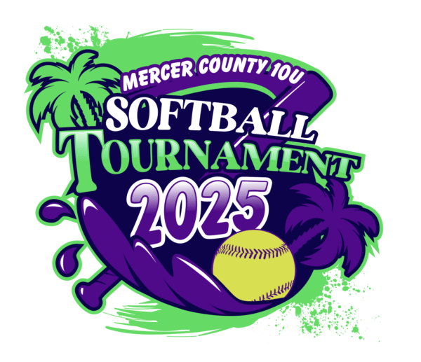 10U Mercer County Softball Tourney Shirt 2025 - Image 2